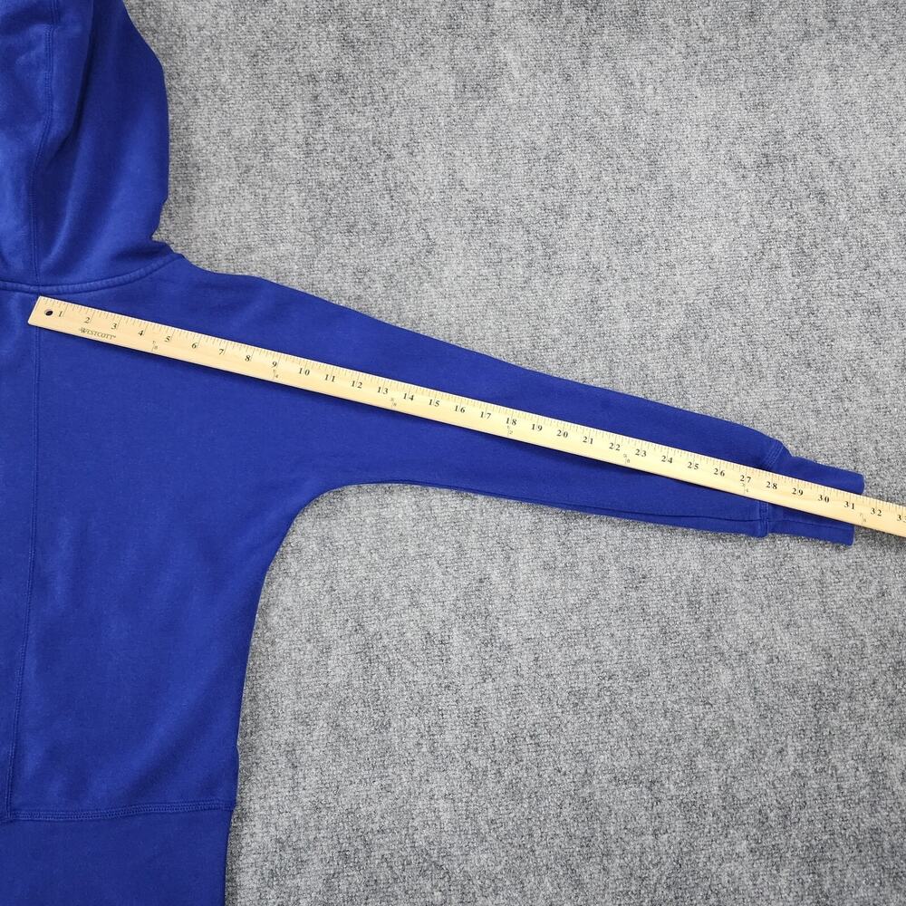 Nike Hoodie Womens XS Blue Full Zip Sportswear Big Logo Active Sweatshirt Fleece - Picture 6 of 16